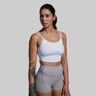 Don't Get It Twisted Sports Bra (White)