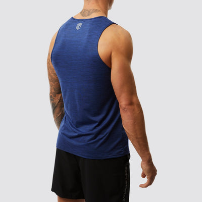 Athleisure Pocket Tank (Navy-Tropical Time)