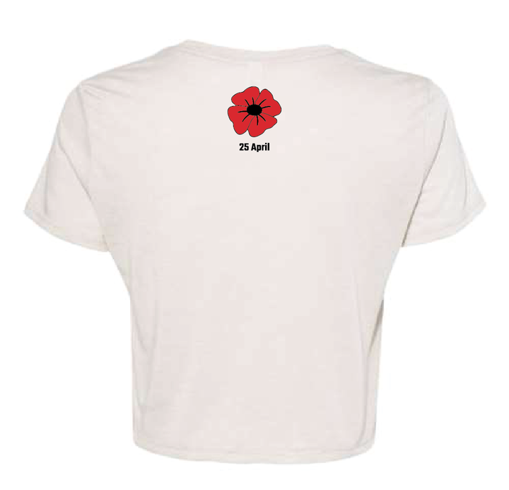 Remembrance Crop Tee (Heather Dust)